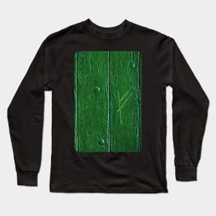 The Wizard Mark on a Green Door Long Sleeve T-Shirt